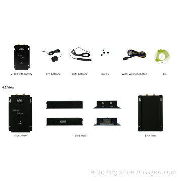 2014 GPS Tracker Vt300 for Car Vehicle The Best Choice for Your Loved Cars with Sos Alarm and Geo--Fence Alarm